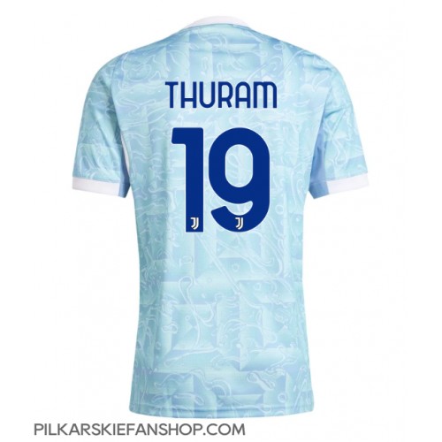 Koszulka piłkarska Juventus Khephren Thuram #19 Strój wyjazdowy 2025-26 tanio Krótki Rękaw Koszulka piłkarska Juventus Khephren Thuram #19 Strój wyjazdowy 2025-26 tanio Krótki Rękaw